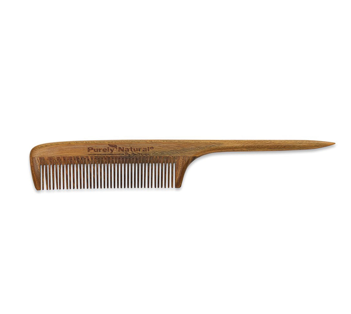 Sandalwood Rat Tail Comb from Purely Natural by Anastasia
