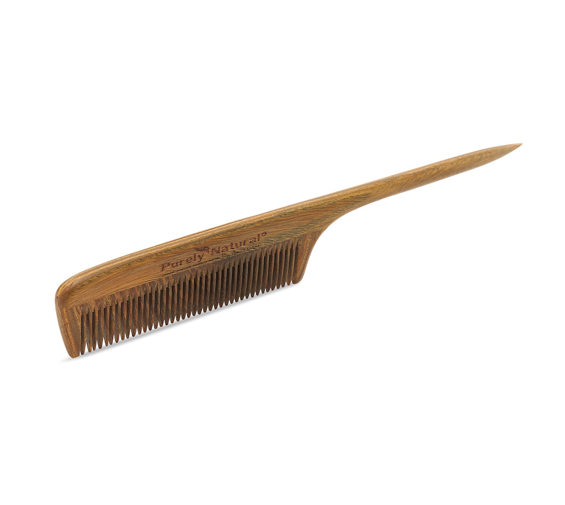 Sandalwood Rat Tail Comb from Purely Natural by Anastasia