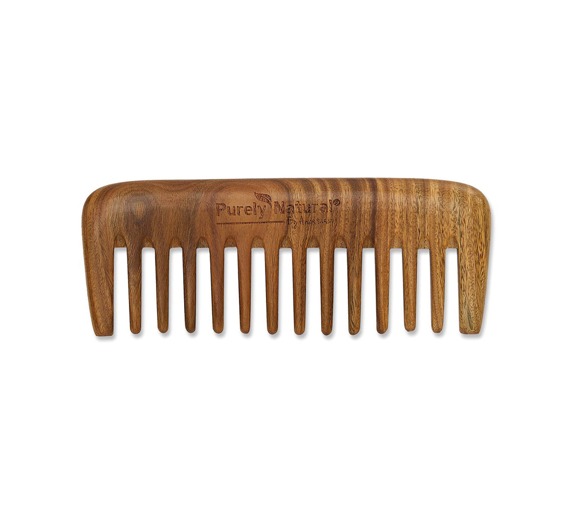 Sandalwood Wide-Toothed Comb from Purely Natural by Anastasia