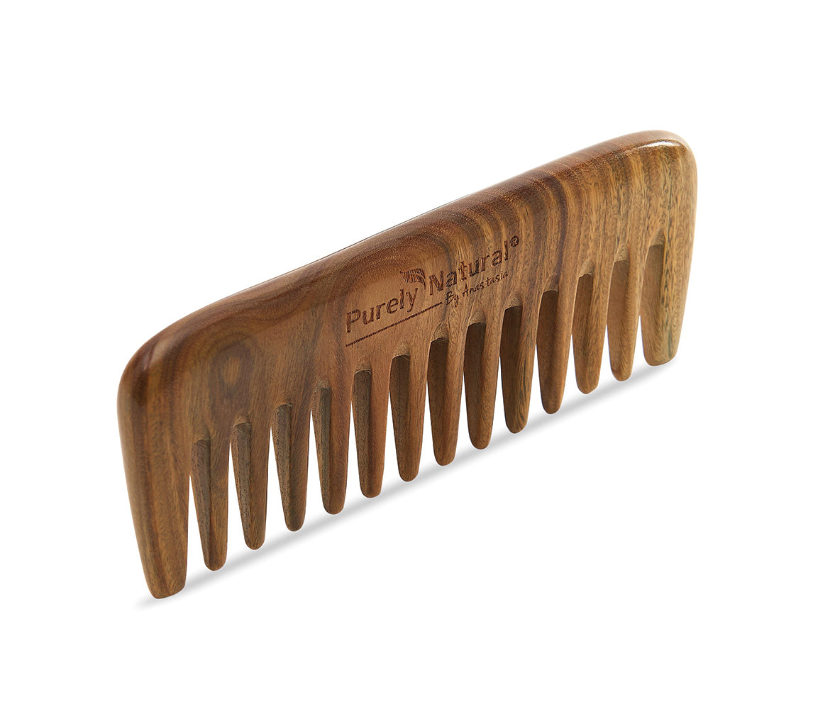 Sandalwood Wide-Toothed Comb from Purely Natural by Anastasia